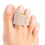 Welnove 6Pcs Hammer Toe Straightener, Hammer Toe Splints, Toe Cushioned Bandages for Correcting Hammer Toes, Broken Toes, Crooked Toes & Overlapping Toe