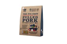 Gordon Rhodes' Pig Easy American Style BBQ Pulled Pork Gourmet Recipe Sauce Mix.. Easy to Prepare - Gluten-Free & Suitable for Vegetarians (1 x75gm)