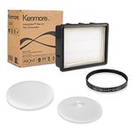 Kenmore K4010 Bagless Upright Vacuum HEPA Filter, Foam Filter, Felt Filter & Belt Replacement for Upright Vacuum Cleaner DU2015, DU2012