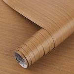 Arthome Peel and Stick Contact Paper Self-Adhesive Brown Wood Wallpaper,43.5x610cm Decorative Vinyl Film for Countertop,Cabinets,Shelf,Drawer Liner,Easy to Clean Removable Wall Covering