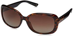 Polaroid Sunglasses Women's PLD 4069/G/S/X Sunglasses, Dark Havana/Polarized Brown Gradient, 59mm, 17mm