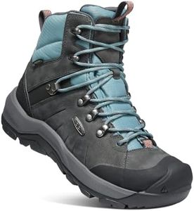 KEEN Women's Revel 4 Polar Mid Height Waterproof Snow Boot, Magnet North Atlantic, 7.5 US