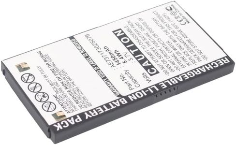 Synergy Digital DAB Digital Battery, Compatible with Sirius Stiletto SL2 DAB Digital, (Li-ion, 3.7V, 1450mAh) Ultra High Capacity, Replacement for Sirius AE737173025076 Battery