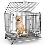 Tripamin Medium Dog Crate with Whee