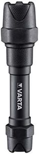 VARTA Indestructible F20 Pro 6 Watt LED Torch/Work Light, incl. 2X AA Longlife Power Batteries, Waterproof and dust-Resistant, absorbs Impact, anodised Aluminium casing, Black