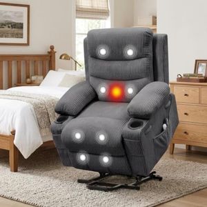 Garvee Oversized Power Lift Recliner Chair for Elderly with Wide Seat