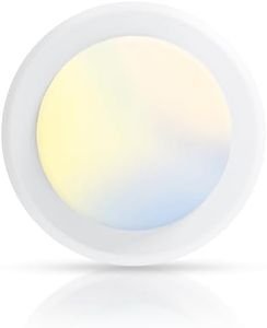 ECOELER 6 Inch LED Disk Lights, Dimmable Flush Mount Light Fixture, 16.5W 1000 Lumens, 5 Color Selectable Recessed Retrofit Ceiling Lights for Kitchen, Porch, Hallway, ETL & FCC