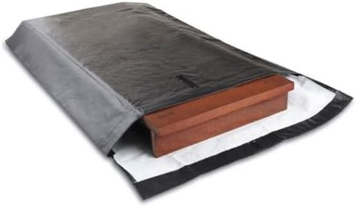 LAMINET Premium Heavy Duty Table Leaf Storage Bag water , scratch resistant. Extra Thick waterproof exterior heavy duty flannel backing. Store Your Table Leaves safely. Holds Leaves up to 26" wide.