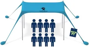 SUN NINJA Beach Tent Sun Shelter wi