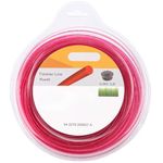 Dalom 1.6 mm / 065 Trimmer Line 1 lb Spool w Cutter for Grass Weed Eater Red String Trimmer Line 960-Feet Round Twist