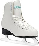 5th Element Grace Ice Skates for Women - Comfortable Figure Skates with Lightly Padded Soft Tricot Lining - Stylish Women's Ice Skating Shoes (White, 9.0)