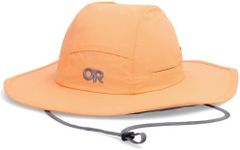 Outdoor Research Sombriolet Sun Hat - Breathable Lightweight Wicking Protection, Orange Fizz, Medium