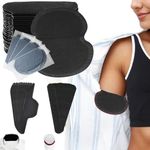 140Pcs Black Sweat Pads for Under A