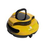POOLPURE Pool Robot, 55 Wh - 120 Minutes Cleaning Time, Double Motor, LED Indicators, Self-Parking Function, IPX8 Waterproof, Wireless Pool Vacuum Cleaner Battery, Yellow