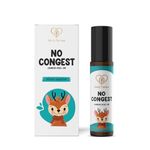 Herb Tantra No Congest® Junior Roll On | Relieves Cold Congestion in Kids | Natural Ayurvedic Relief for Nose Block, Allergies | Safe for age 6 months and above | 9ml