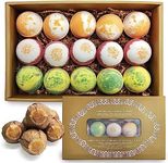 Bath Bombs for Women. Relaxing Citrus Bath Sets for Women Gift. 18 Individually Wrapped Bath Bombs Bulk Organic Ingredients. Moisturizing Shea Butter BathBomb Set.