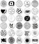 MORCART 30PCS Magnets - Linear Art 