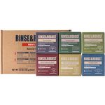 Rinse & Robust Mens Bar Soap 6Pcs Cleansing All Natural Handmade Mens Soap Bar Set Moisturizing & Exfoliating Oatmeal Scrub Soap Gift for Men Body&Hand All Skin Type|6 Different Scents |5.3 oz of 6 Bars Christmas Birthday Gift Ideas