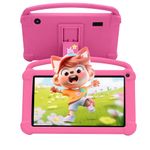 7" Kids Tablet, Android 12 Tablet for Kids, 4GB RAM + 32GB ROM + 512GB Expansion, Kids Tablet with Shockproof Case, Parental Contral, 1024x600 IPS Screen,