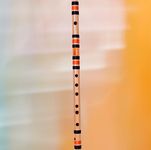 HARIPRASAD Flutes Professional A Base Medium Right Hand Bansuri Musical Instrument Size 22.5 inches (Approx) for Beginners