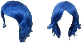 ZNZXYCOS Adult Anime Movie Cosplay Accessories Yellow Wig Orange Wig Black Wig Halloween Cosplay Accessory (Mercury)