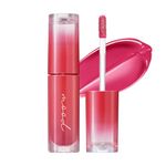 PERIPERA Ink Mood Glowy Tint Lip-Plumping, Naturally Moisturizing, Lightweight, Glow-Boosting, Long-Lasting, Comfortable, Non-Sticky, Mask Friendly, No White Film (05 CHERRY SO WHAT)