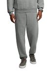 Fruit of the Loom Men's Eversoft Fleece Sweatpants Track Pants, Grey Heather, M