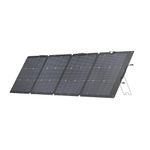 EF ECOFLOW NextGen 220W Portable Solar Panel, Bifacial Design Up to 25% Conversion Efficiency N-Type Solar Cell, with Adjustable Kickstand, IP68 Waterproof, Foldable for Camping/Home Backup