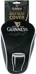 Guinness Pint Golf Head Cover - Black Polyester Embroidered Club Protector