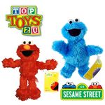 Toptoys2u Bargain Bundles Elmo & Cookie Monster 8" 20cm Super Soft Plush New with Tags Set of 2