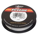 FMG Berkley FireLine Braided Beading Thread 6-Pound Test Crystal .006 Inch 0.15mm 125 Yards