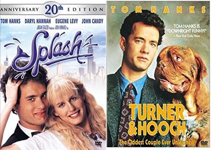 Turner & Hooch DVD & Splash Set Tom Hanks 80's Family movie Set Collection 20th Anniversary