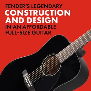 Fender CD-60 Acoustic Guitar – Black