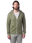 Alternative Men's Rocky Eco-Fleece Zip Hoodie, EcTrueArmyGreen, L