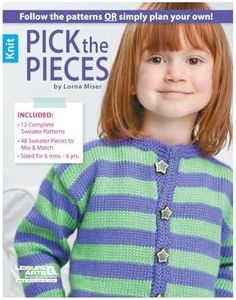 Leisure Arts Pick The Pieces Knitting Book