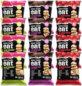 Every Body Eat Crunchy Cookie Bites, Gluten & Dairy Free, Vegan, School Safe Lunch Snacks, Single Serve (Pack of 20) (Variety Pack)
