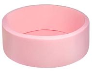 DIVCHI Kids Foam Ball Pit, Kiddie Balls Pool Soft Baby Playpen Indoor Outdoor, Memory Foam Ball Pit For Children Toddler Boys Girls (Pink)