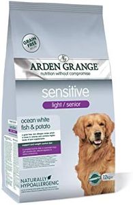 Arden Grange Sensitive Light/Senior Dry Dog Food, Fish, 12 kg