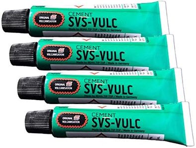 4 Tubes Rema SVS-Vulc Tube Patch Vulcanizing Cement 5 Gram (7 ml)