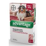 Advantage Spot On Flea Treatment 250 Large Dogs 10-25kg, 4 pipettes