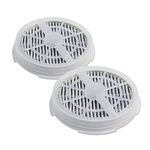 PUREBURG 2-Pack Replacement True HEPA and Activated Carbon Filters Compatible with RIGOGLIOSO JINPUS WSTA SHENGDELONG GLMeleden Houzetek DHS SHD Acehome Desktop Portable Air Purifier Filter # GL-2103