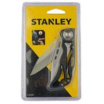 STANLEY 0-10-253 Skeleton Pocket Knife for Home & Professional Use Ideal for Cutting Into Multiple Surfaces, YELLOW & BLACK