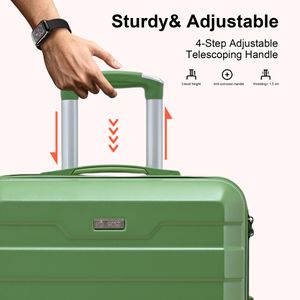 RMW Hard Shell Suitcase – Ice Blue Lightweight Luggage