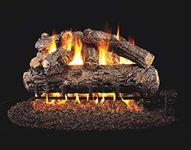 Real Fyre 24" Rustic Oak Designer Vented Gas Logs - No Burner