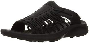 KEEN Men's Uneek SNK Slide Slipper, Blk, 9.5 US