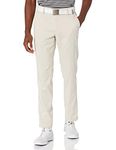 Amazon Essentials Men's Slim-Fit Stretch Golf Pant, Light Beige, 32W x 30L
