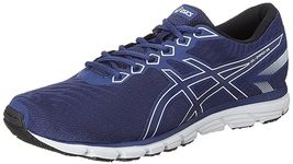 ASICS Mens Gel-Zaraca 5 B - Indigo Blue/White Running Shoes, UK - 8