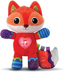 VTech - Malo, Mon Renardeau Dodo, Peluche Renard, Doudou Bébé, Musique Douce et Sons Apaisants, Lavable en Machine, Cadeau de Naissance - Contenu en Français