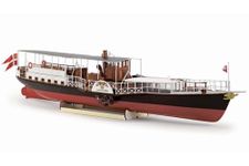 Billing Boats BB403 HJEJLEN 1:33 Scale Steamship Model Wooden Building Kit with Photo Manual, 85 x 19 x 17 cm
