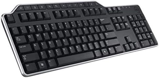 Dell KB-522, Wired, Business Multimedia USB Keyboard, UK/Irish (QWERTY), Black